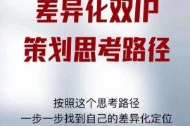 差异化双IP策划思考路径，莫大虾短视频双IP精华（PDF）