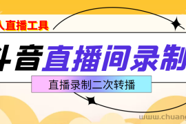 （3386期）斗音直播监控录制工具，开播即录，适合不喜欢露脸又想尝试电脑直播的玩家