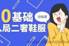 0基础入局二奢鞋服训练营，十二年奢侈品创业导师分享（20节课）