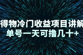 （2264期）得物冷门收益项目讲解，单号一天可撸几十+