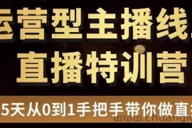 （3285期）慧哥直播电商运营型主播特训营，0基础15天手把手带你做直播带货