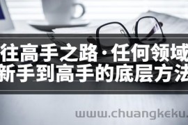 （3378期）粥左罗&lt;通往高手之路·任何领域从新手到高手的底层方法&gt;完结