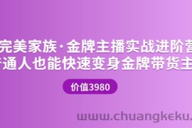 （3411期）金牌主播实战进阶营 普通人也能快速变身金牌带货主播